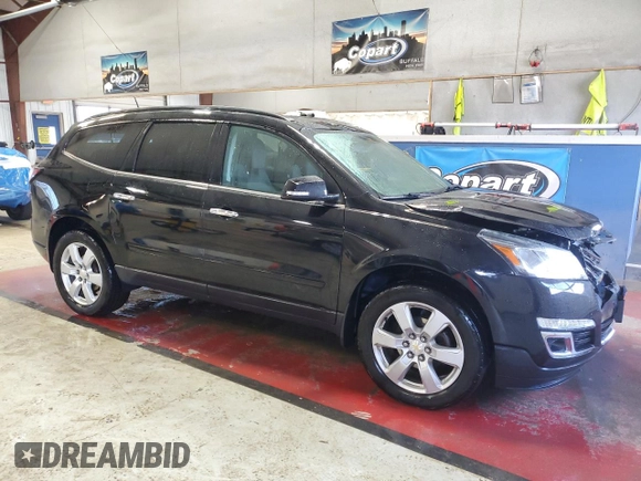 2017 Chevrolet Traverse LT with VIN 1GNKRGKD0HJ349177, listed as a Copart auction lot 50377335 with 72,994 mi miles and Salvage Title. Bid and sale history available at DreamBid. Image 4.