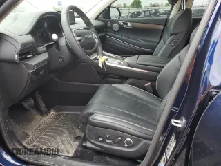 2024 Genesis GV80 with VIN KMUHCESC0RU201849, listed as a Copart auction lot 52425295 with 4,747 mi miles and Salvage title. Bid and sale history available at DreamBid. Image 7.