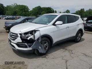 2017 Hyundai Santa Fe 2.4L z VIN 5XYZTDLB1HG394438, wystawiony jako Copart lot #64359785 z przebiegiem 95 935 mil mil oraz Szkoda całkowita • Salvage title. Historia ofert i sprzedaży dostępna na DreamBid. Obrazek 1.