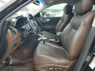 2009 Infiniti FX35 with VIN JNRAS18U09M102867, listed as a Copart auction lot 50351075 with 131,304 mi miles and Salvage Title. Bid and sale history available at carsss.com. Image 7.