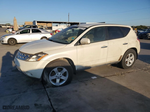 2004 Nissan Murano SL with VIN JN8AZ08W44W332615, listed as a Copart auction lot 69283164 with 119,744 mi miles and Clean Title. Bid and sale history available at carsss.com. Image 1.
