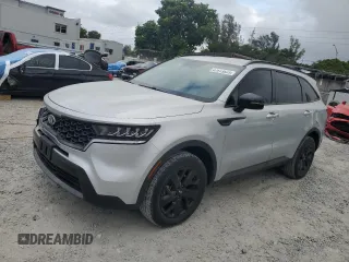 2021 Kia Sorento S with VIN 5XYRLDLC7MG021598, listed as a Copart auction lot 47613835 with 37,819 mi miles and Salvage title. Bid and sale history available at DreamBid. Image 1.