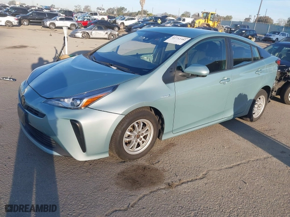 2019 Toyota Prius L Eco with VIN JTDKARFU3K3084191, listed as a IAAI auction lot 41732381 with 179,430 mi miles. Bid and sale history available at carsss.com. Image 19.