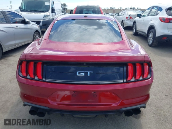 2018 Ford Mustang GT with VIN 1FA6P8CF7J5108808, listed as a IAAI auction lot 41934220 with 37,751 mi miles and . Bid and sale history available at DreamBid. Image 16.