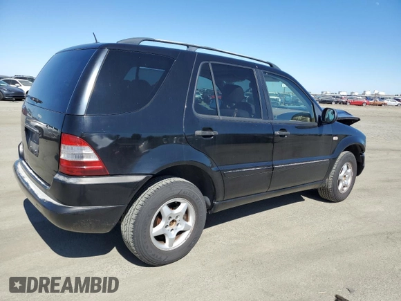 2001 Mercedes-Benz M 320/430/500 with VIN 4JGAB54E41A280868, listed as a Copart auction lot 47829955 with 111,475 mi miles and Salvage title. Bid and sale history available at DreamBid. Image 3.
