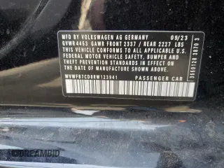 2024 Volkswagen Golf z VIN WVWFB7CD8RW123941, wystawiony jako Copart lot #59147474 z przebiegiem 7 532 mil mil oraz Szkoda całkowita • Salvage title. Historia ofert i sprzedaży dostępna na DreamBid. Obrazek 12.