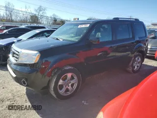 2013 Honda Pilot EX-L with VIN 5FNYF4H56DB047288, listed as a Copart auction lot 46247905 with 123,453 mi miles and Salvage Title. Bid and sale history available at DreamBid. Image 1.