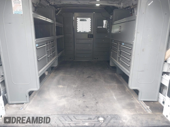 2015 Ford Transit Cargo with VIN 1FTNE1ZMXFKA13211, listed as a IAAI auction lot 41917739 with 250,146 mi miles. Bid and sale history available at carsss.com. Image 8.