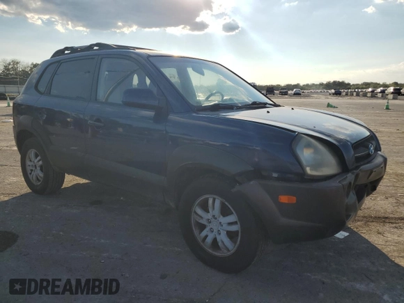 2006 Hyundai Tucson GLS with VIN KM8JN12D66U413789, listed as a Copart auction lot 70441894 with 194,126 mi miles and Salvage Title. Bid and sale history available at carsss.com. Image 4.