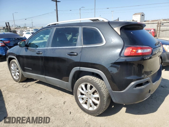 2016 Jeep Cherokee Limited with VIN 1C4PJLDB4GW165307, listed as a Copart auction lot 62675145 with 219,513 mi miles and Clean title. Bid and sale history available at DreamBid. Image 2.