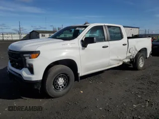 2024 Chevrolet Silverado 1500 with VIN 3GCPDAEK1RG258345, listed as a Copart auction lot 47882665 with 17,770 mi miles and Salvage Title. Bid and sale history available at DreamBid. Image 1.