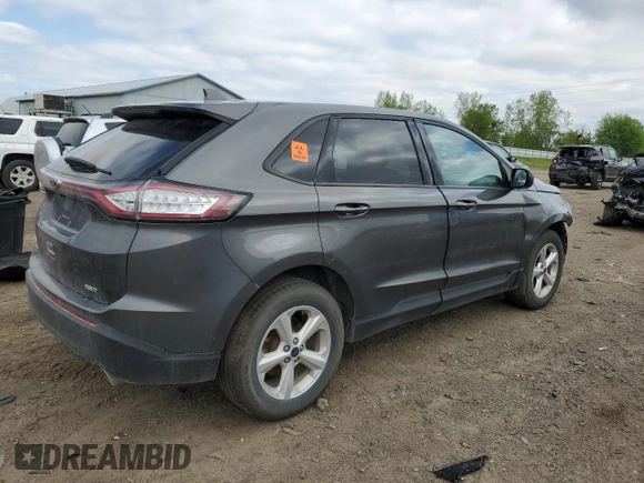 2017 Ford Edge SE with VIN 2FMPK4G97HBC14980, listed as a Copart auction lot 57158765 with 161,912 mi miles and Clean title. Bid and sale history available at DreamBid. Image 3.