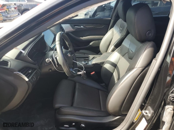 2022 Cadillac CT5 V-Series with VIN 1G6DR5RW7N0128080, listed as a Copart auction lot 70017984 with 17,384 mi miles and Salvage Title. Bid and sale history available at carsss.com. Image 7.