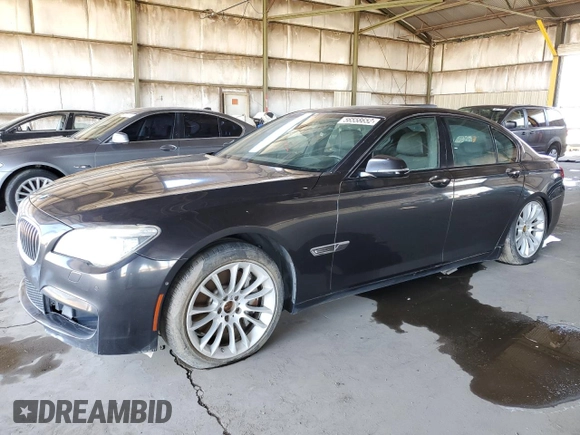 2015 BMW 7 Series 750i xDrive with VIN WBAYB6C52FD225364, listed as a Copart auction lot 56558652 with 0 mi miles and Salvage Title. Bid and sale history available at carsss.com. Image 2.