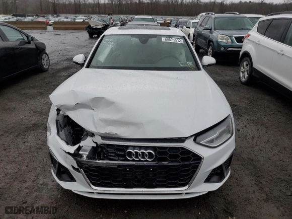 2020 Audi A4 Sedan Premium with VIN WAUDNAF42LN008365, listed as a Copart auction lot 69871512 with 16,779 mi miles. Bid and sale history available at carsss.com. Image 5.