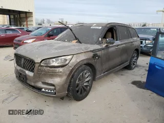 2020 Lincoln Aviator Grand Touring with VIN 5LMYJ8XY7LGL36050, listed as a Copart auction lot 80483293 with Not provided miles and . Bid and sale history available at DreamBid. Image 1.