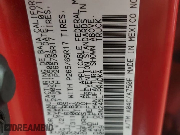2014 Toyota Tacoma with VIN 3TMLU4EN5EM162059, listed as a Copart auction lot 50917585 with 179,388 mi miles and Salvage Title. Bid and sale history available at carsss.com. Image 13.