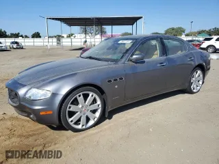 2007 Maserati Quattroporte with VIN ZAMFE39A670032644, listed as a Copart auction lot 78861164 with 27,780 mi miles and Clean Title. Bid and sale history available at carsss.com. Image 1.
