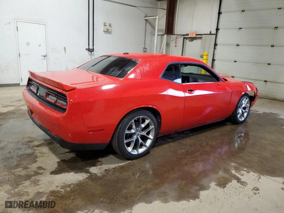 2022 Dodge Challenger GT with VIN 2C3CDZJG7NH159655, listed as a Copart auction lot 52980115 with 52,282 mi miles and Clean Title. Bid and sale history available at carsss.com. Image 3.