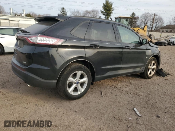 2017 Ford Edge SE with VIN 2FMPK4G9XHBC51201, listed as a Copart auction lot 48622425 with 49,286 mi miles and Salvage Title. Bid and sale history available at carsss.com. Image 3.