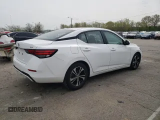 2021 Nissan Sentra SV with VIN 3N1AB8CV3MY274098, listed as a Copart auction lot 53287935 with 65,284 mi miles and Salvage title. Bid and sale history available at DreamBid. Image 3.