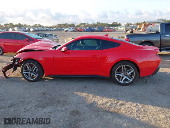 2024 Ford Mustang EcoBoost with VIN 1FA6P8TH3R5134500, listed as a IAAI auction lot 41606977 with 2,369 mi miles and . Bid and sale history available at DreamBid. Image 15.