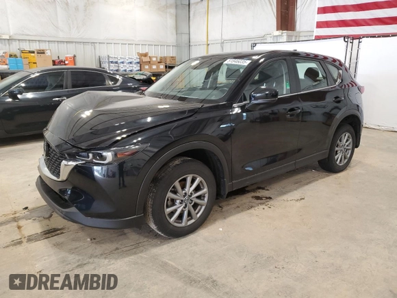 2023 Mazda CX-5 2.5 S with VIN JM3KFBAM5P0260383, listed as a Copart auction lot 51846035 with 29,977 mi miles and Salvage Title. Bid and sale history available at carsss.com. Image 1.