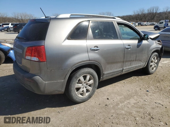 2012 Kia Sorento LX with VIN 5XYKT3A63CG212684, listed as a Copart auction lot 49747395 with Not Provided miles and Salvage Title. Bid and sale history available at DreamBid. Image 3.
