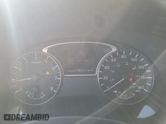 2018 Nissan Altima SR with VIN 1N4AL3AP7JC236594, listed as a Copart auction lot 47097575 with 110,273 mi miles and Salvage Title. Bid and sale history available at DreamBid. Image 9.