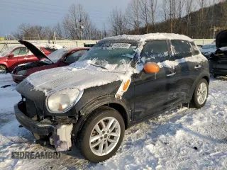 2012 MINI Countryman with VIN WMWZB3C52CWM01767, listed as a Copart auction lot 41581095 with 126,282 mi miles and Salvage Title. Bid and sale history available at DreamBid. Image 1.