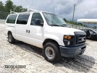 2012 Ford Econoline Passenger XL with VIN 1FMNE1BW3CDA38183, listed as a Copart auction lot 60442015 with 139,581 mi miles and Clean title. Bid and sale history available at DreamBid. Image 4.