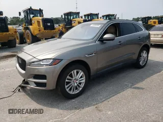 2020 Jaguar F-Pace 25t Prestige with VIN SADCK2FX9LA624034, listed as a Copart auction lot 54059335 with 88,739 mi miles and Salvage title. Bid and sale history available at DreamBid. Image 1.