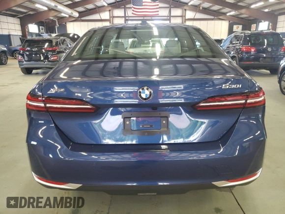 2024 BMW 5 Series 530i xDrive with VIN WBA53FJ07RCR78518, listed as a Copart auction lot 66677864 with 1,000 mi miles and Salvage Title. Bid and sale history available at carsss.com. Image 6.