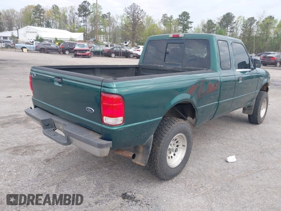 2000 Ford Ranger XL with VIN 1FTYR14VXYTA57062, listed as a IAAI auction lot 42019991 with 191,664 mi miles. Bid and sale history available at carsss.com. Image 4.