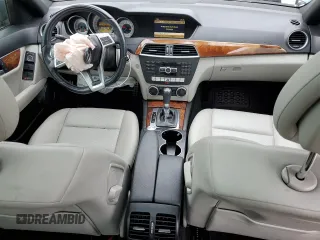 2012 Mercedes-Benz C 300 Sport with VIN WDDGF8BB9CR204182, listed as a Copart auction lot 58328205 with 131,435 mi miles and Salvage title. Bid and sale history available at DreamBid. Image 8.
