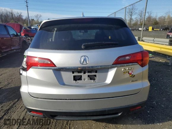 2015 Acura RDX with VIN 5J8TB4H38FL016212, listed as a Copart auction lot 50020055 with 112,959 mi miles and Salvage Title. Bid and sale history available at carsss.com. Image 6.