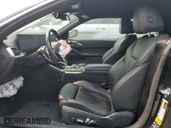 2024 BMW 4 Series 430i xDrive with VIN WBA43AT08RCN29375, listed as a Copart auction lot 60262705 with 38,993 mi miles and Clean title. Bid and sale history available at DreamBid. Image 7.