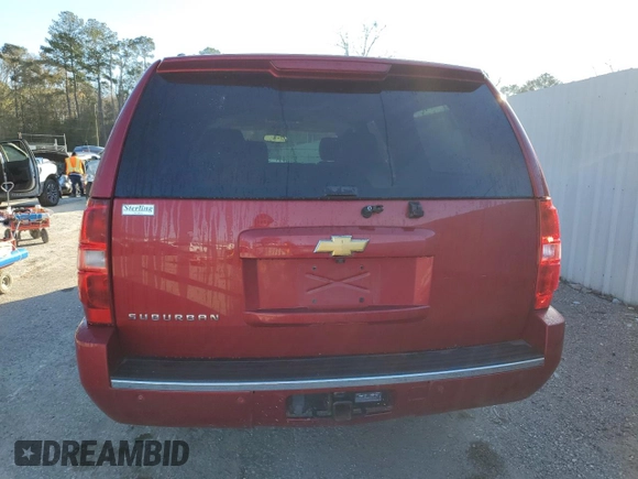 2013 Chevrolet Suburban LTZ with VIN 1GNSCKE09DR355763, listed as a Copart auction lot 87019024 with 135,748 mi miles and Salvage Title. Bid and sale history available at carsss.com. Image 6.