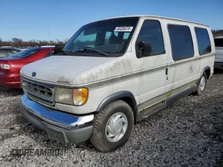 1998 Ford Econoline Cargo with VIN 1FDRE1429WHB71880, listed as a Copart auction lot 46426475 with 218,303 mi miles and Salvage Title. Bid and sale history available at DreamBid. Image 1.