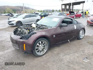 2003 Nissan 350Z Touring with VIN JN1AZ34E43T015351, listed as a IAAI auction lot 41996241 with 169,907 mi miles. Bid and sale history available at carsss.com. Image 2.