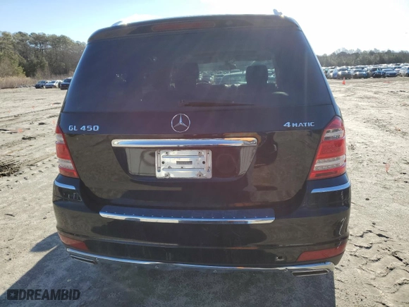 2010 Mercedes-Benz GL-Class GL 450 with VIN 4JGBF7BEXAA547339, listed as a Copart auction lot 45295925 with 189,497 mi miles and Salvage Title. Bid and sale history available at carsss.com. Image 6.