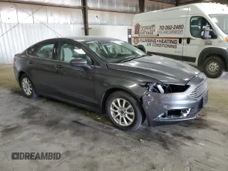 2017 Ford Fusion S with VIN 3FA6P0G76HR163276, listed as a Copart auction lot 50237305 with 18,148 mi miles and Salvage Title. Bid and sale history available at carsss.com. Image 4.