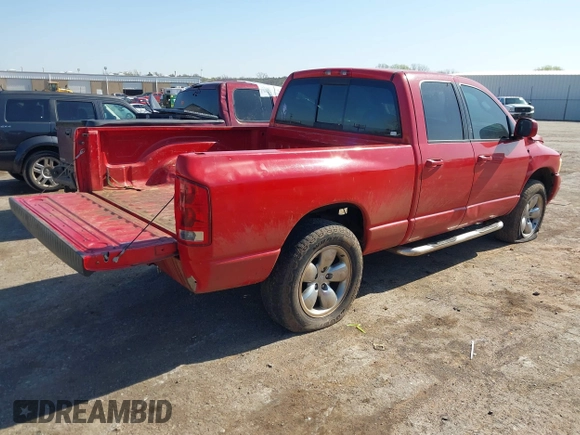 2004 Dodge 1500 SLT with VIN 1D7HA18D94J121080, listed as a IAAI auction lot 41986179 with 217,390 mi miles and . Bid and sale history available at carsss.com. Image 4.
