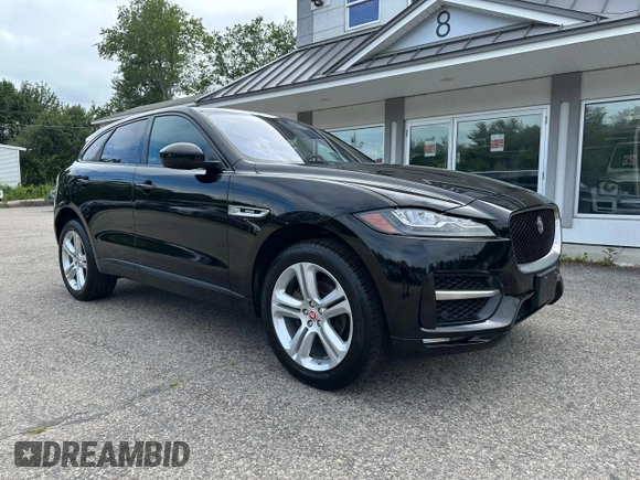 2017 Jaguar F-Pace 20d R-Sport with VIN SADCL2BN8HA088315, listed as a Copart auction lot 64496455 with 77,319 mi miles and Clean title. Bid and sale history available at DreamBid. Image 1.