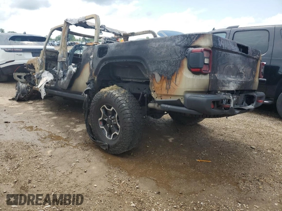 2022 Jeep Gladiator Rubicon with VIN 1C6JJTBG4NL174244, listed as a Copart auction lot 62507374 with Not provided miles and Non repairable. Bid and sale history available at DreamBid. Image 2.