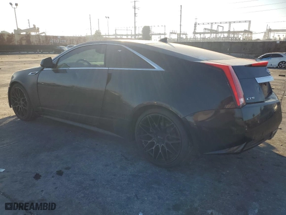 2011 Cadillac CTS Coupe with VIN 1G6DA1ED9B0156253, listed as a Copart auction lot 83859334 with 139,657 mi miles and Salvage Title. Bid and sale history available at carsss.com. Image 2.