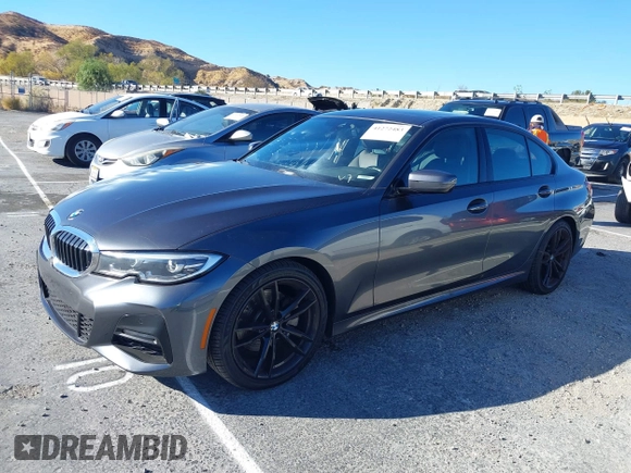 2022 BMW 3 Series 330i xDrive with VIN 3MW5R7J06N8C42529, listed as a IAAI auction lot 41272483 with 45,087 mi miles. Bid and sale history available at carsss.com. Image 14.