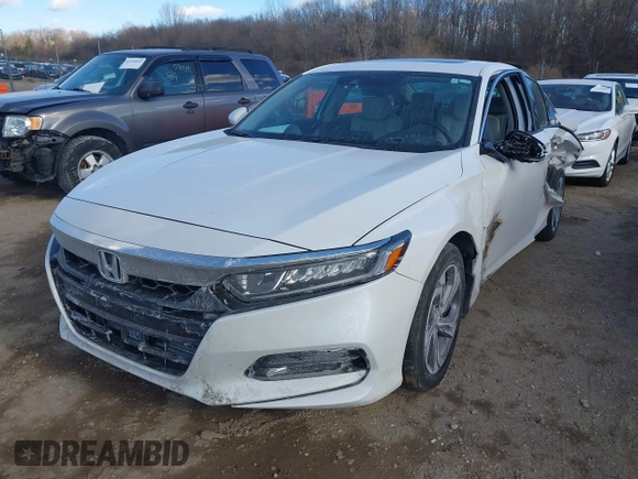 2020 Honda Accord EX-L with VIN 1HGCV2F58LA009932, listed as a IAAI auction lot 41449283 with 42,662 mi miles and . Bid and sale history available at DreamBid. Image 2.