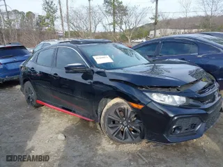 2017 Honda Civic Hatchback EX with VIN SHHFK7H52HU206302, listed as a IAAI auction lot 41469031 with 117,852 mi miles. Bid and sale history available at carsss.com. Image 12.
