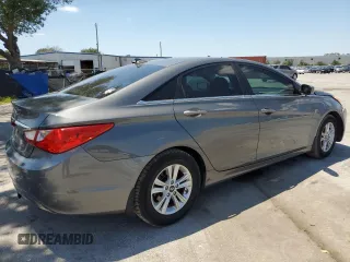 2012 Hyundai Sonata GLS with VIN 5NPEB4AC2CH496734, listed as a Copart auction lot 53071005 with 86,299 mi miles and Salvage Title. Bid and sale history available at carsss.com. Image 3.
